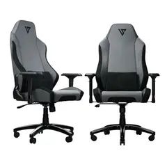 ZIYAZ - Silla De Oficina Silla Gamer V-40gt GrisNegro Giratoria