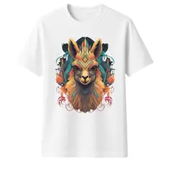 AQUA&MODA - Polo 100% Algodón Estilo Clasico Unisex AquaModa Logo LLama POLL8