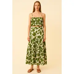 AMA OUTFITTERS - SET DE TOP Y FALDA FLORIDA