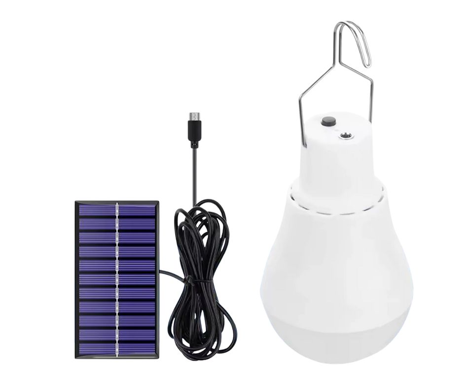 Foco LED Solar Recargable para Camping y Emergencias