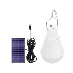 GENERICO - Foco LED Solar Recargable para Camping y Emergencias