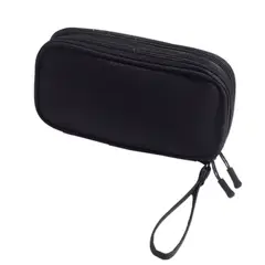 GENERICO - Bolsa Organizador de Accesorios y Cables impermeable con Asa Negro