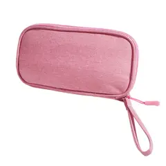 GENERICO - Bolsa Organizador de Accesorios y Cables impermeable con Asa Rosado