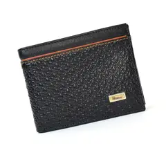 PAUL HARRIS - Billetera de cuero para Hombre con sencillero - Negro242