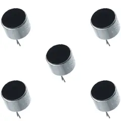 GENERICO - Pack 5 Micrófonos Electret 9x7 mm Sensores Sonido de Alta Sensibilidad