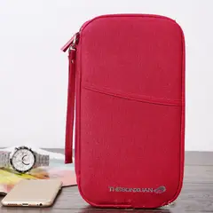 GENERICO - Organizador de Documentos Pasaporte Fucsia