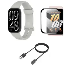 GENERICO - Correas de Silicona para Xiaomi Band 8 y 9 Pro, protector+cargador