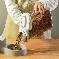 GENERICO - 1 Unidad Contenedor Recipiente Hermético con Taza Medidora 1800ml