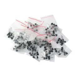 GENERICO - Kit de Transistores NPN y PNP TO-92 Set de 180 Piezas Surtidos