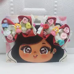 GENERICO - SET DE LAZOS DULCE ROJO - ACCESORIOS DANIELA SAC