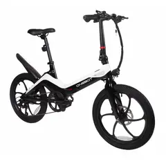 GENERICO - E-BIKE ONEBOT S9/1002 PLEGABLE INC. BATERIA, CARGADOR Y LLAVES BLANCO