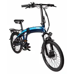 GENERICO - E-BIKE YADEA YF100/1010 PLEGABLE INC. BATERIA, CARGADOR Y LLAVES AZUL