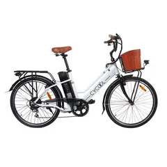 GENERICO - E-BIKE CYCOOL YDEB806C1006 INC. BATERIA, CARGADOR Y LLAVES BLANCO