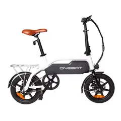 GENERICO - E-BIKE ONEBOT S1/1001 CON TIMON PLEGABLE INC BATERIA Y CARGADOR BLANCO
