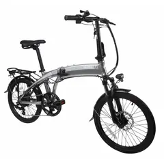 GENERICO - E-BIKE YADEA YF100/1010 PLEGABLE INC. BATERIA, CARGADOR Y LLAVES PLATEADO