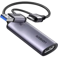 UGREEN - Tarjeta de Captura 2K@30Hz 1080P 4K HDMI USB-C CM629 - 15389
