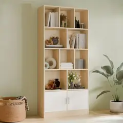 MUEBLES CRISOSTOMO - Librero de Melamina Malva 80cm