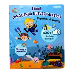 GENERICO - Juguete Libro Educativo con 420 Sonidos en Español e Inglés