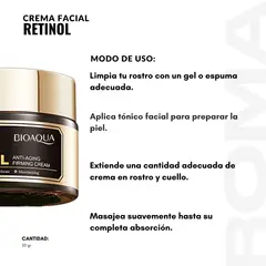 BIOAQUA - CREMA FACIAL RETINOL 50G
