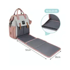 GENERICO - MOCHILA - PAÑALERA CAMBIADOR CON MONEDERO