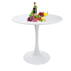 OFIDEAS - Mesa de Comedor Circular Oslo Color Mdf Color Blanco