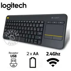 LOGITECH - Teclado Inalámbrico K400 Plus con Touchpad Español USB