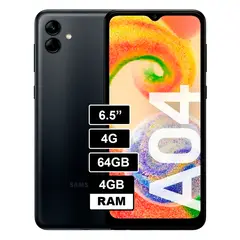 SAMSUNG - Galaxy A04 4GB 64GB NEGRO