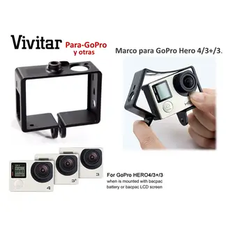 VIVITAR - MARCO SOPORTE PARA CAMARAS GOPRO HERO 3, HERO 3+ Y HERO 4