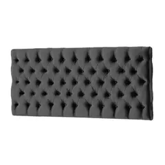 MAVISAC - Cabecera Majestic Plaza Y Media Color Plomo- Ultra Cuero