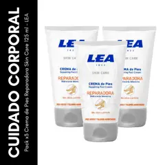 GENERICO - Pack x3 Crema de Pies Reparadora Skin Care 125 ml - LEA