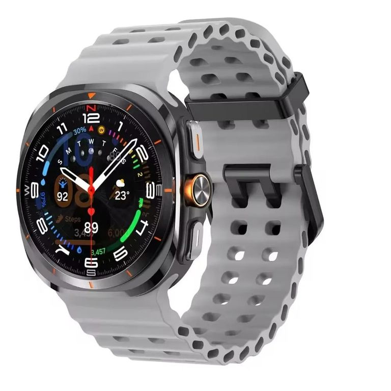 Correa silicona para samsung Galaxy WatchUltra 47mm 2024-2025 - Gris