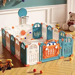 BABYKISS - CORRAL PARA BEBES Y NIÑOS PLEGABLE DE CARS CON ALFOMBRA