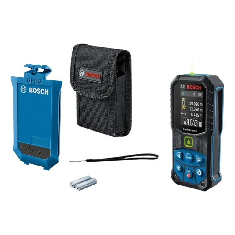 Medidor Láser Glm 50-27cg Bluetooth + Batión Lit 37v