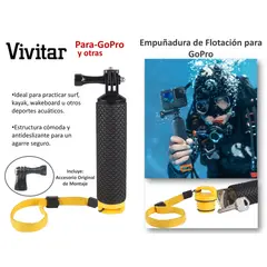 VIVITAR - FLOTADOR DE MANO PARA CAMARAS DE ACCION