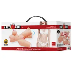 PRETTY LOVE - Masturbador Torso Lilly Crazy Bull Piernas Movibles Doble Cavidad