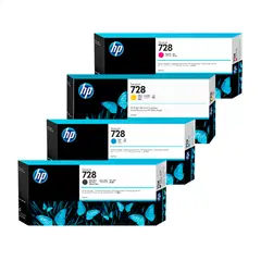 HP - TINTA 728 DE 300ML PACK COMPLETO