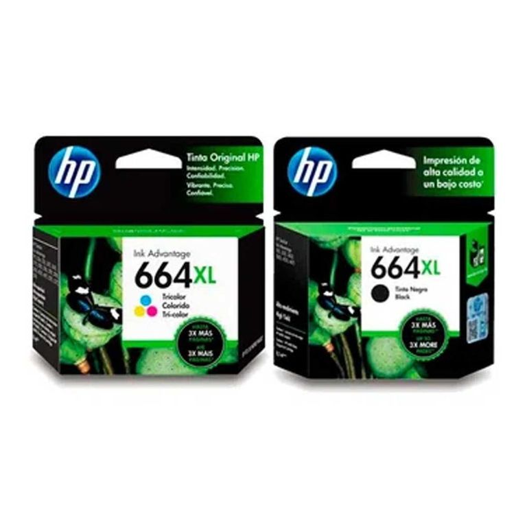 TINTA 664XL PACK COMPLETO NEGRO Y TRICOLOR