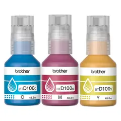 BROTHER - PACK 3 TINTAS BTD100CL3PK COLOR - PORTAFOLIO NUEVO