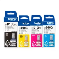 BROTHER - TINTAS BTD100 PACK COMPLETO 4 UND