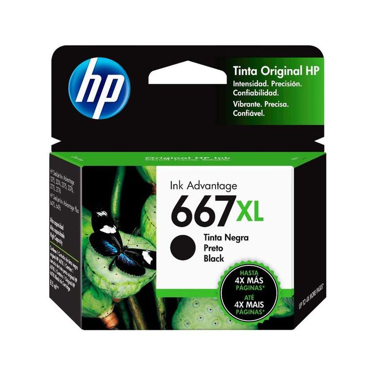 CARTUCHO DE TINTA 667XL 3YM81AL BLACK DJ 2775 4175