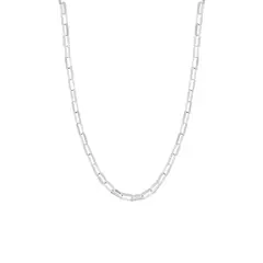 BALIQ - Cadena Paperclip Longata Plata 925 Hombre