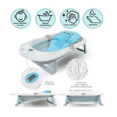 GENERICO - TINA PLEGABLE PARA BEBÉ VERDE