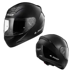 LS2 - CASCO MOTO FF352 NEGRO BRILLO ECER