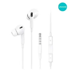 USAMS - Audifonos EP-41 Hi-Res, Jack 3.5 mm Stereo para iPhone xiaomi