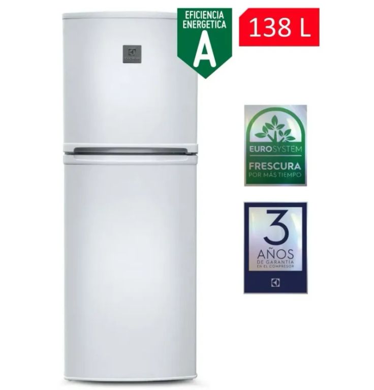 Refrigeradora Top Freezer Blanco - ERT18G2HNW