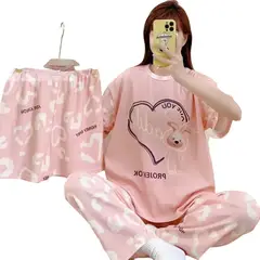 GENERICO - Pijama conjunto pantalon shot diseño kawaii