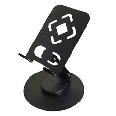 GENERICO - Soporte Giratorio 360 de Metal Portátil Para Celular Android o Iphone