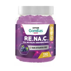 GENERICO - Resveratrol 130 gomitas - Sottcor Labs