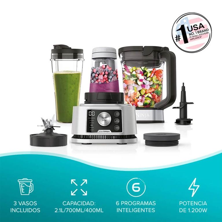 LICUADORA 1200W FOODIE 3 EN 1 CB350EU