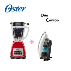 OSTER - Pack Combo LICUADORA BLSTKAGRPB Y PLANCHA CLASICA